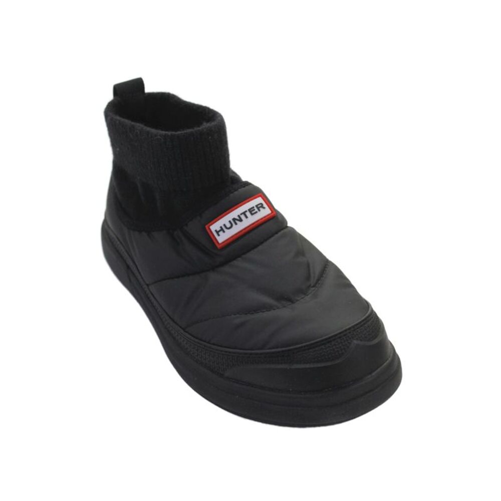 Hunter Womens Puffer Sock Waterproof Ankle Boots Black Size 8
